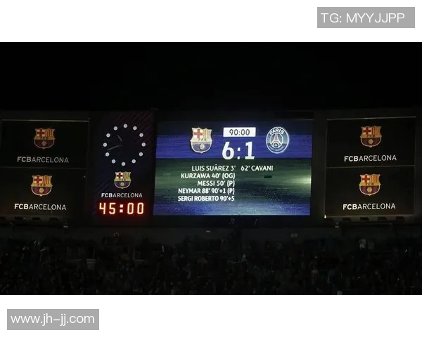 梅西神奇表现助巴黎逆转巴萨成功晋级欧冠八强